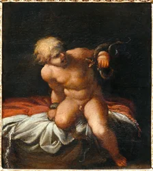 Hercules as a Child Strangling the Serpents