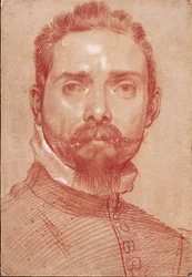 Portrait of the Lute Player Giulio Mascheroni by Annibale Carracci