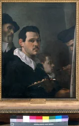 Self-portrait with other figures, c.1593