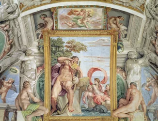 Galleria di Carracci, Polyphemus and Galatea (detail)