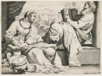 The Holy Family with Saint John the Baptist, 1590