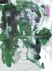 Green Abstract Reflection