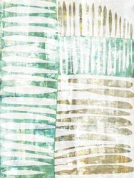 Organic Teal Geometry