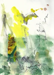 Serene Abstract Garden