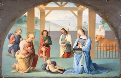 Adoration of the Infant Christ (After Perugino)