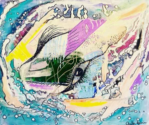 Colorful Eye Splash