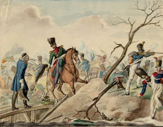 An Episode from the Battle of Leipzig