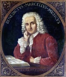 Benedetto Marcello (1686-1739) Italian Composer. Anonymous Painting of the 18th Century. Venice