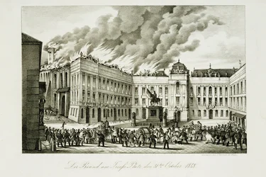 Burning of Josefsplatz