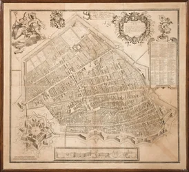 Map of the city of Ferrara