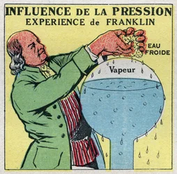 Changes in states: influence of pressure. Franklin