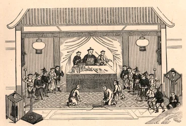 Christian persecution: preparations for the martyrdom of the French missionary priest Augustus Chapdelaine in Sy-lin-hien, China on February 27