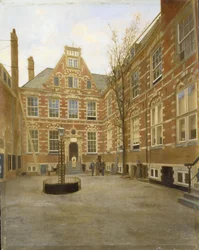 Courtyard of the Oost Indisch Huis in Amsterdam