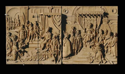 Eight Carved Reliefs, Cherry