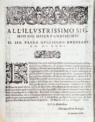 First page of Primo libro di sinfonie e gagliarde, by Salomone Rossi