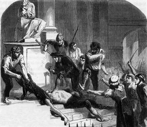 French Revolution - Massacres of La Glacière, Avignon - Murder of Lescuyer