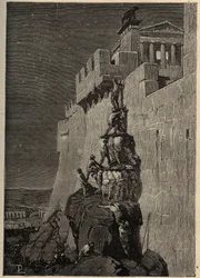 Gauls trying to seize the Capitol (390 BC)