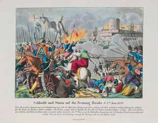 The Storming of the Brailov Fortress on June 15, 1828-1829 Russo-Turkish War