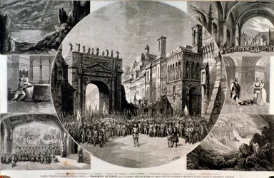 Illustration for Francesca da Rimini, opera by Ambroise Thomas