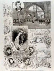 Illustrations for Marion Delorme, opera by Ponchielli, at the Teatro alla Scala