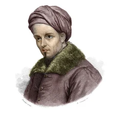 Jean Althen, by his real name Hovhannes Althounian (1710-1774) agronomist of Armenian origin. in Portraits et histoire des hommes utile: hommes et femmes de tous pays et de tous conditions, qui acquis des droits à la recognition des hommes published and