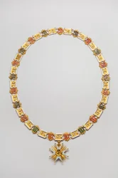 Kingdom of Bavaria - Order of Saint Hubert: Necklace Worn by Luitpold, Duke in Bavaria