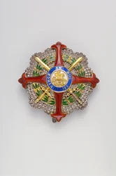 Kingdom of the Two Sicilies - Order of Saint George of the Reunion: Plaque of a Knight Large Necklace