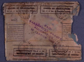 Last letter from the Madagascar-France Raid (accident of 18 January 1930)