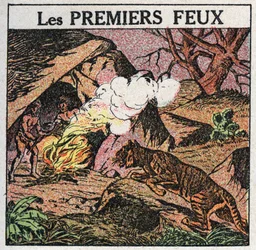 Light sources: the first fires of prehistoric men