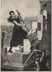 Marguerite Catherine Ponsoye defending Montelimar in May 1570
