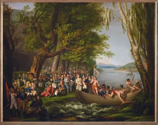 Napoleon Crossing the Styx and Joins the Heroes of the Grande Armee