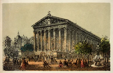Paris 1874: Church of La Madeleine