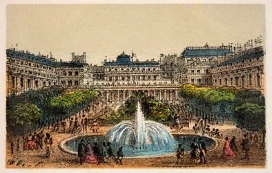 Paris 1874: Gardens of the Royal Palace, Private Collection