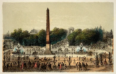 Paris 1874: La Place de la Concorde, Private Collection
