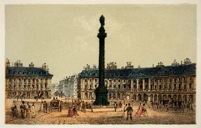 Paris 1874: Place Vendome - Private collection