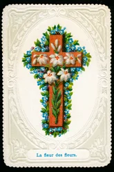 Cross with Flowers