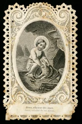 Pious image: Jesus, zealous for the salvation of souls