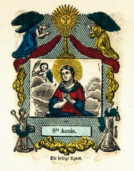 Pious Image: Saint Agnes
