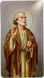 Pious image: The apostle St. Peter