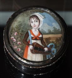 Portrait of a Girl With Hurdy Gurdy
