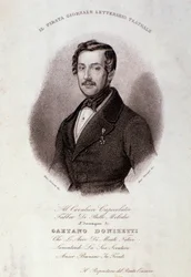 Portrait of Gaetano Donizetti