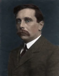 Portrait of H. G. Wells (Herbert George Wells, 1866-1946)