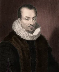 Portrait of Jacques Auguste by Thou (1553-1617), French historian, book collector and president of the Parlement de Paris