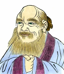 Portrait of Lao Tseu (605-520 BC), Chinese philosopher