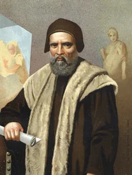 Portrait of Michelangelo Buonarroti known as Michelangelo