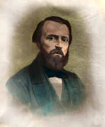 Portrait of Pierre Larousse (1817-1875)