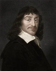 Portrait of Rene Descartes (1596-1650), French philosopher and writer