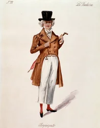 Portrait of a shopkeeper from La boheme by Puccini