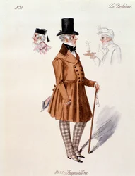 Portrait of the landlord, from La boheme by Puccini