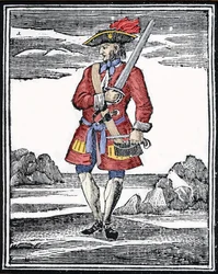 Portrait of the Pirate Jack Rackham, Also Known as Calico Jack